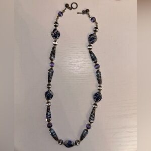 Vintage glass bead necklace